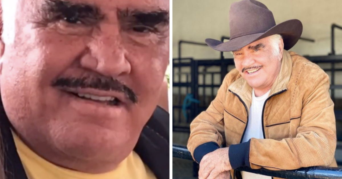 Vicente Fernández comete indiscreción con una joven