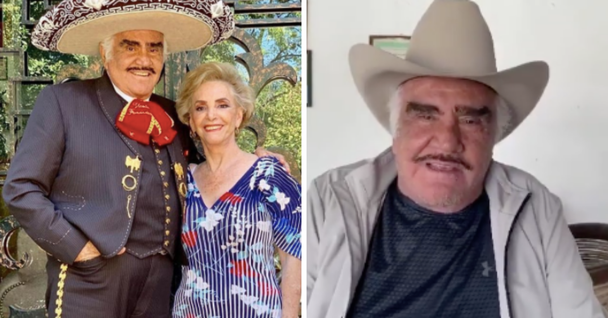 Vicente Fernández se pone romántico con Doña Cuquita