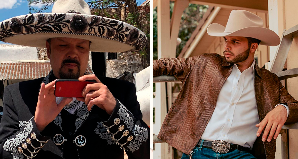 Pepe Aguilar y Leonardo Aguilar