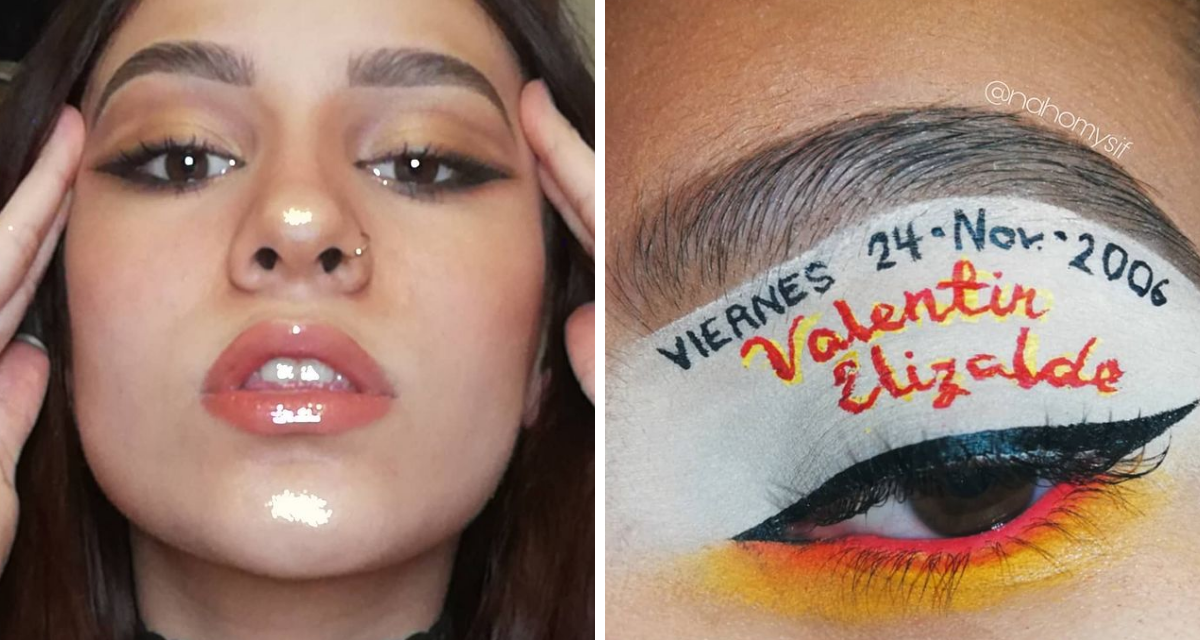 Influencer es tendencia por crear diseños novedosos de Make-Up