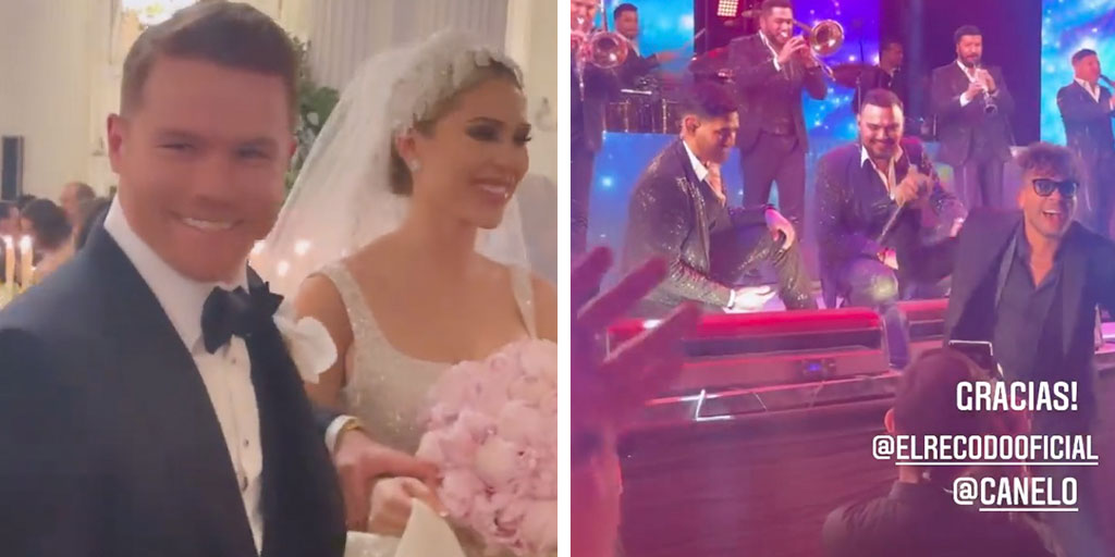 Con invitados y boda de lujo Saúl “El Canelo” Álvarez contrajo matrimonio