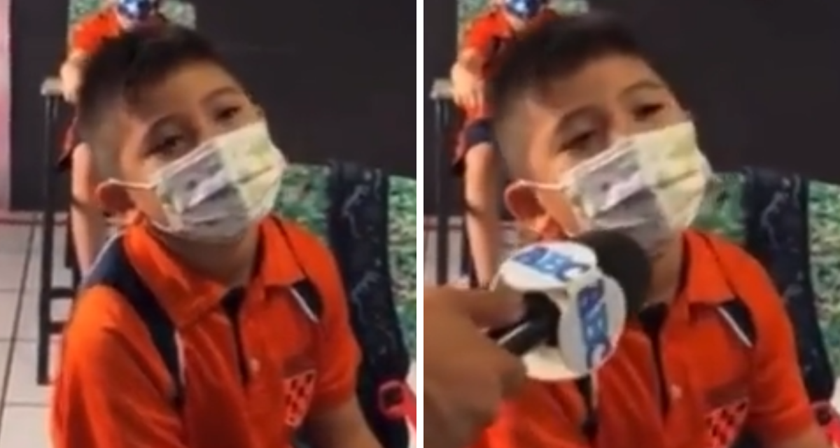 Niño se vuelve viral por su gran sinceridad