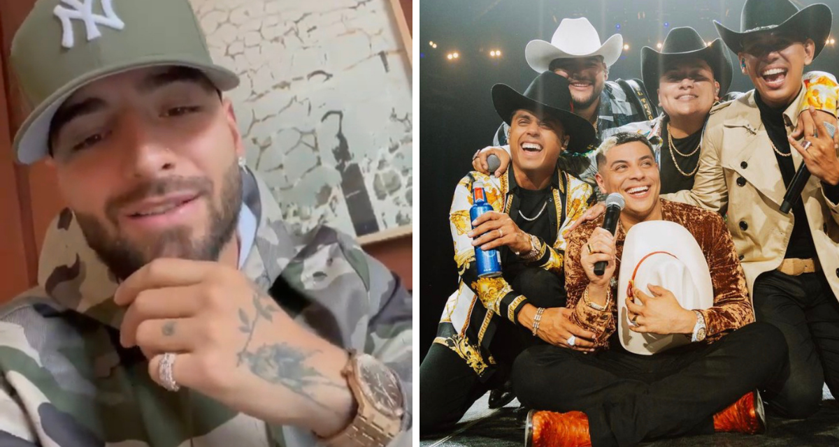 Maluma sin más ni menos le pide un dueto a Grupo Firme