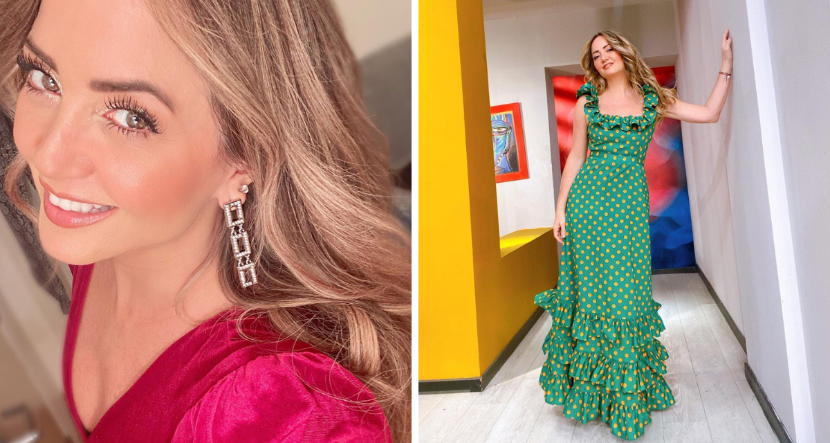 Andrea Legarreta presume sus curvas con elegante vestido