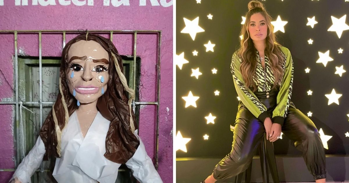 Famosa piñatería hace piñata de Galilea Montijo llorando