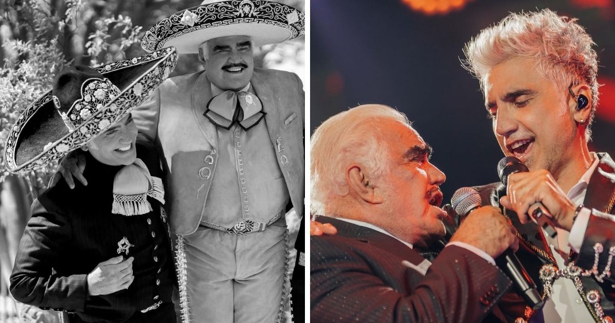 Vicente Fernández y Alejandro Fernández