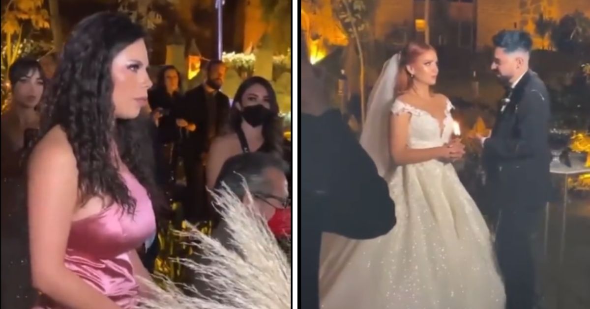 Lizbeth Rodríguez interrumpe la boda de un presunto infiel