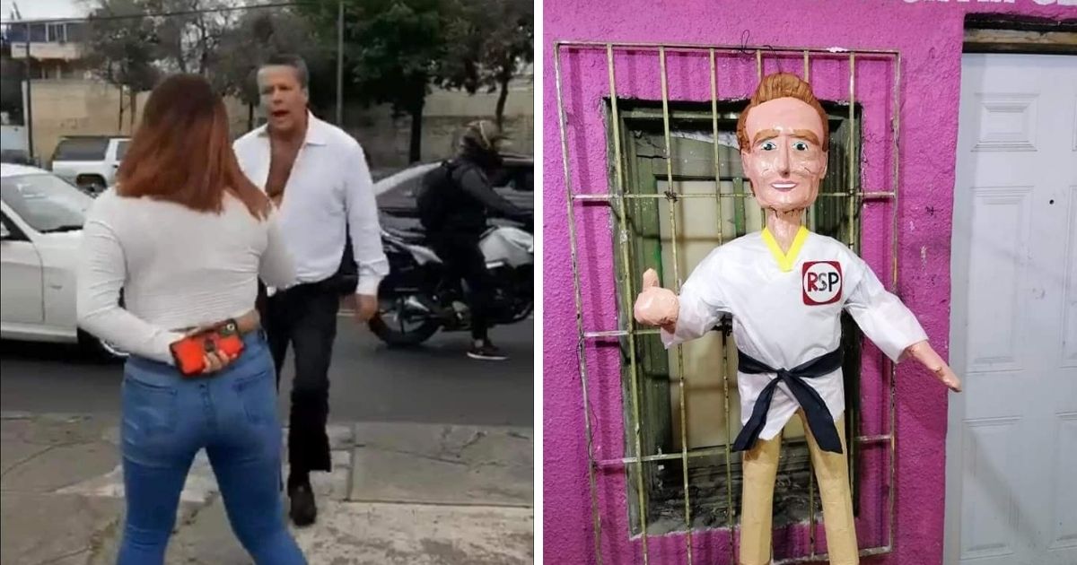 Piñatería Ramírez hace piñata de Alfredo Adame