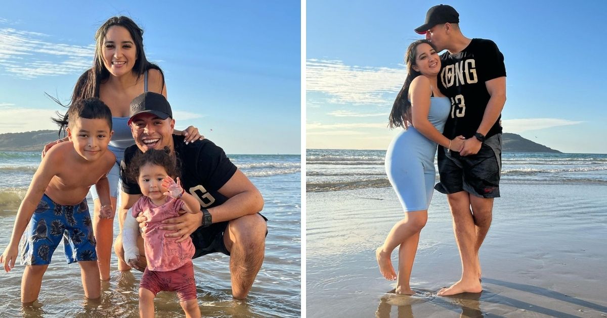 Eduin Caz presume sus vacaciones familiares en la playa