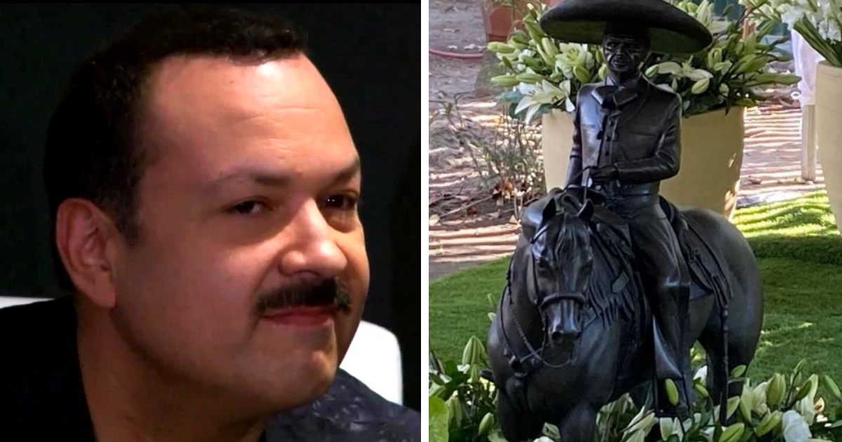 ¡Desde su tumba! Pepe Aguilar recuerda a Vicente Fernández con emotiva visita