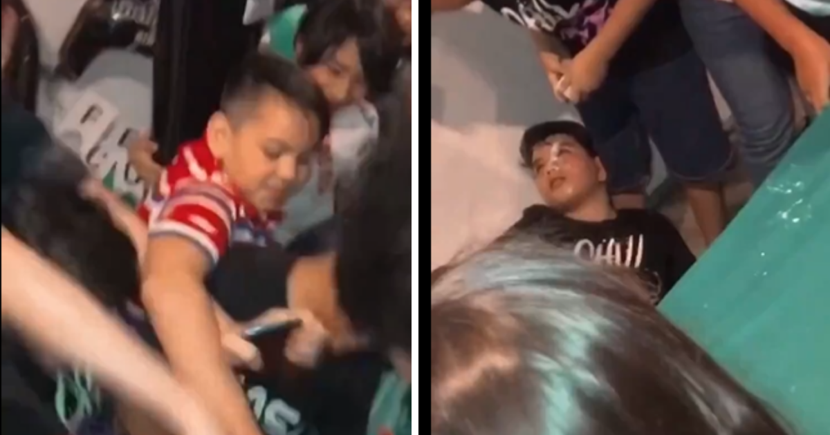 Niño finge desmayarse en su fiesta de cumpleaños