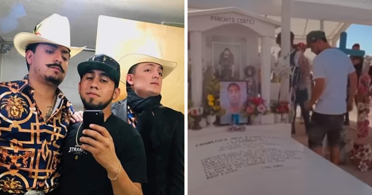 Con emotivo video, Los Dos Carnales le llevan banda a la tumba de su amigo Panchito Cortez