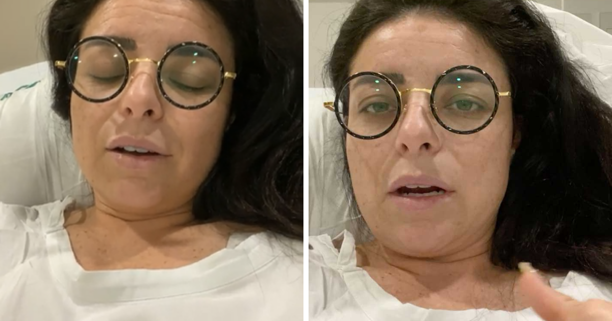 Con contundente video, Violeta Isfel relata que fue hospitalizada