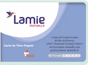 Carte de Tiers payant Lamie mutuelle