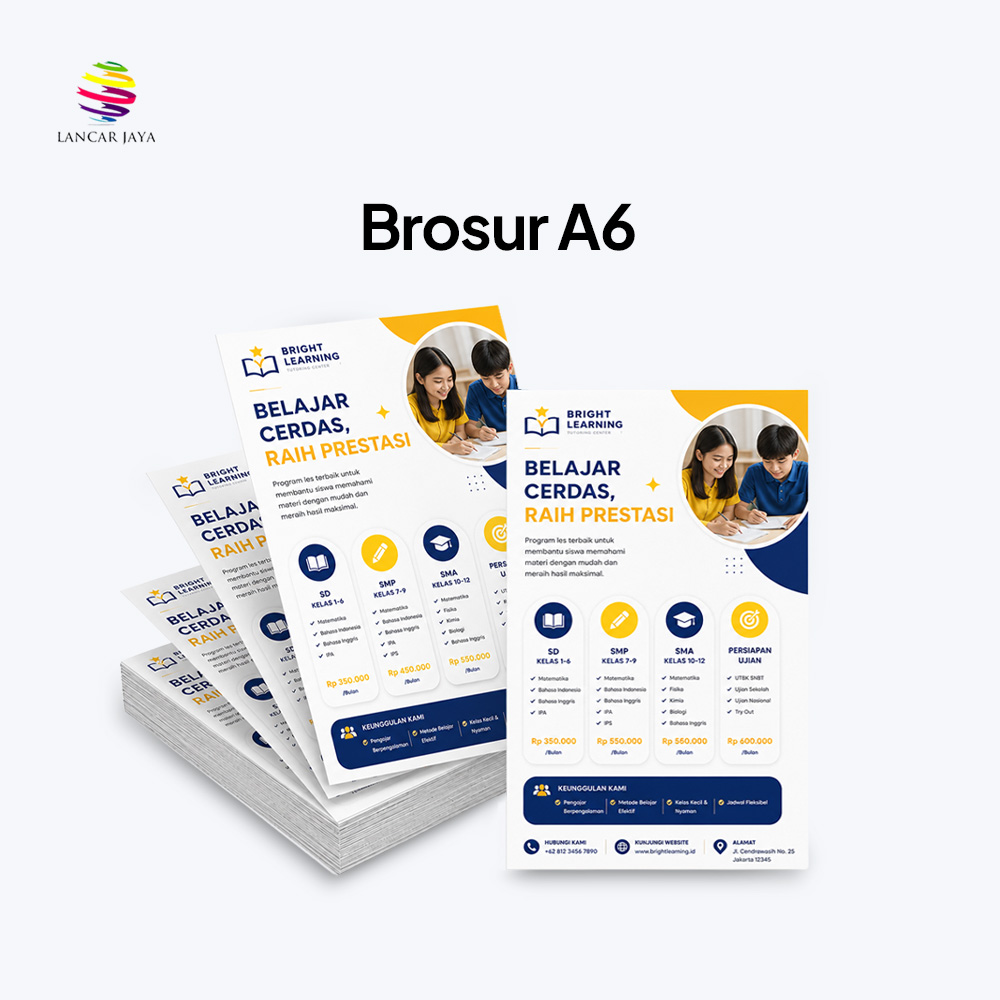 Brosur / Flyer A6