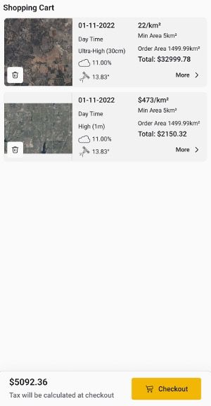 Ordering Archived Imagery