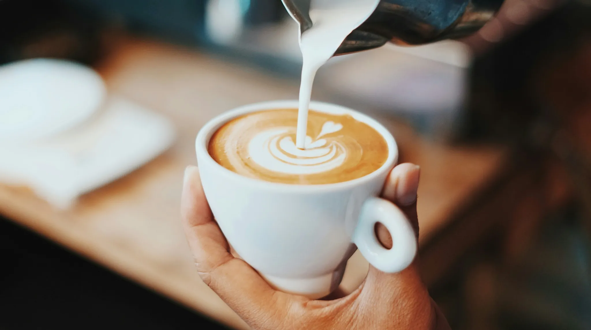 Kaffe med latte art