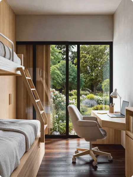 Habitación Living Maderas