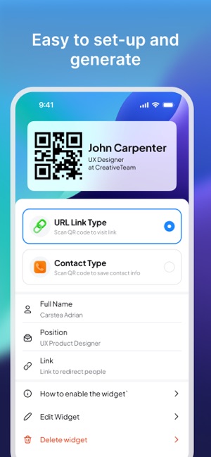 App Setup Screen