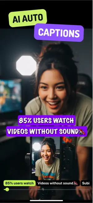 AI Auto Captions Screenshot