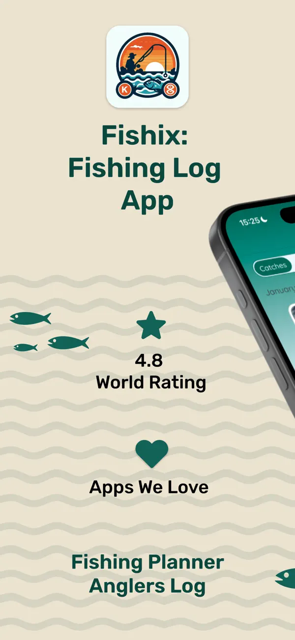 Fishix app main screen