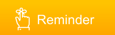 A quick reminder about important dates.