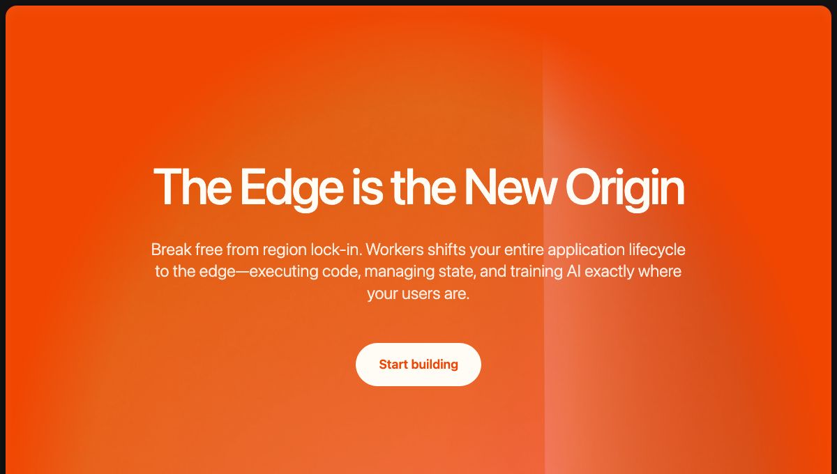 Full-Width Hero with Centralized Text, Gradient Background and Dotted Border - Heroes UI component