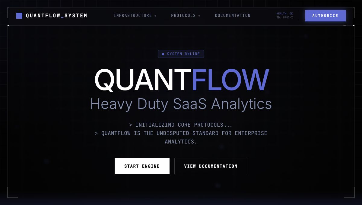 Product site template made with AI website generator - example 2