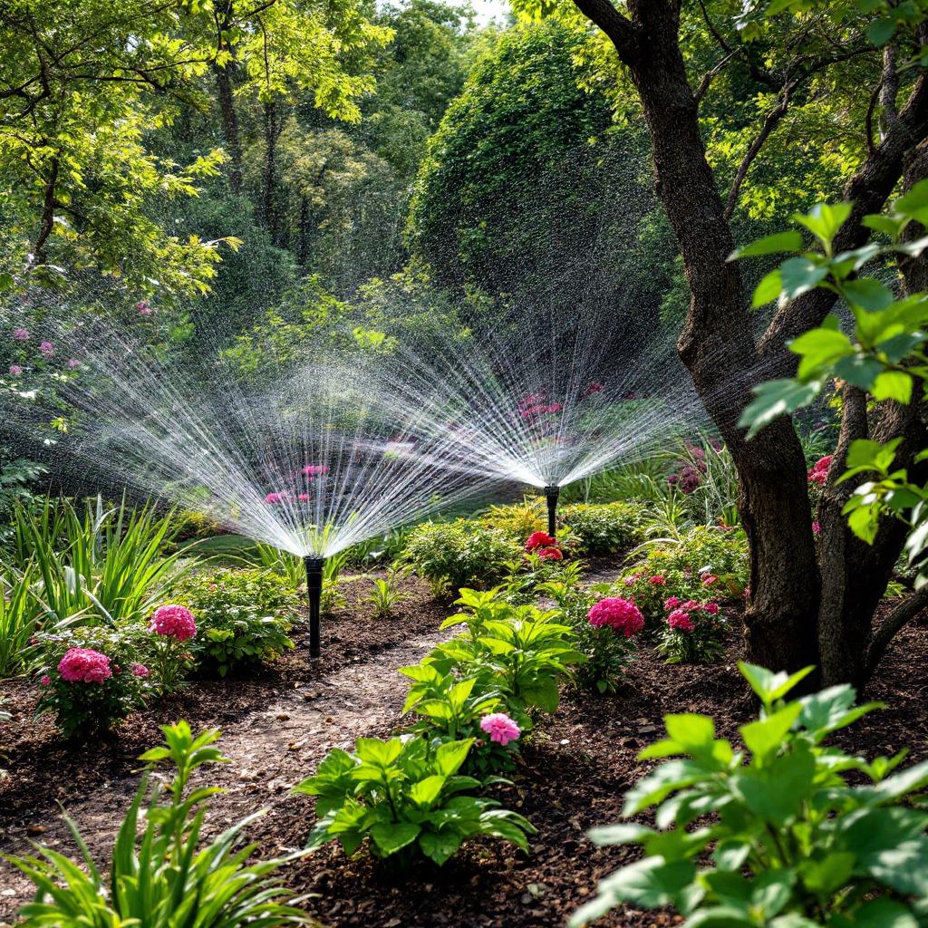 Drip irrigation system installation demonstration