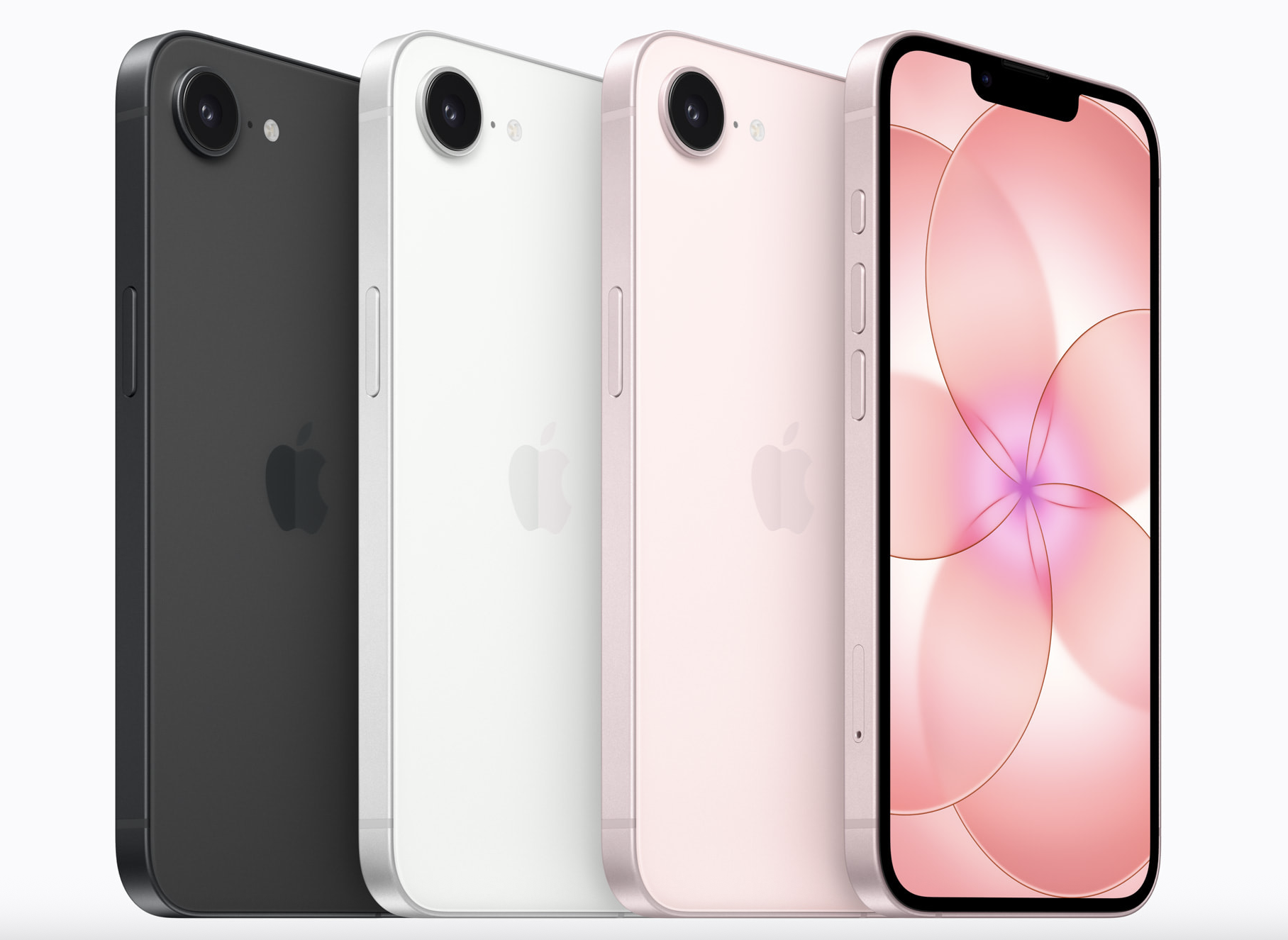 iPhone 17e 除了黑跟白色，還有一個淡粉色可選擇