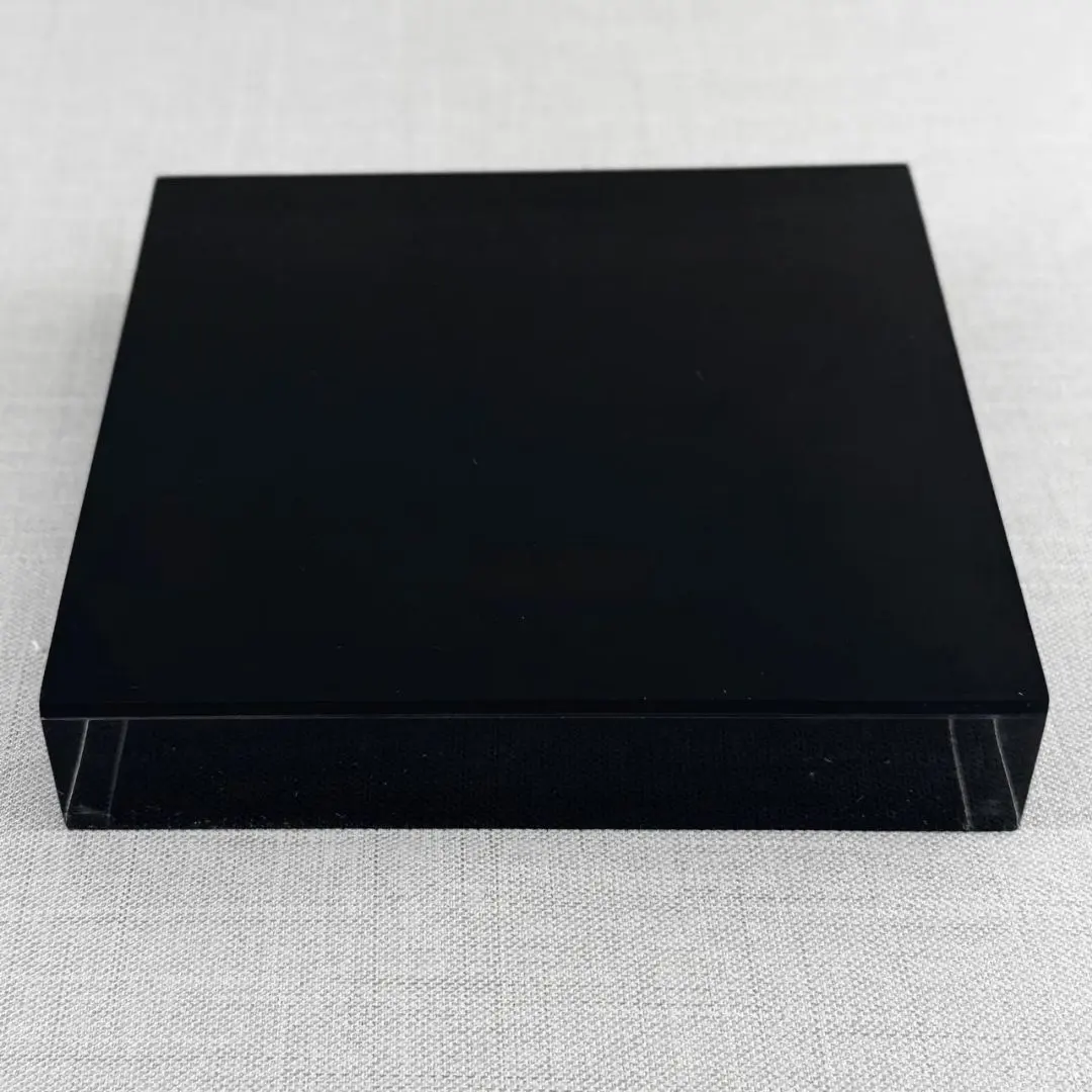 BASE ACRILICO NEGRA DOBLE VISTA 10X10