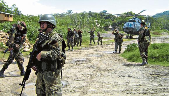 Prorrogan intervención de FFAA en apoyo a la Policía en El Cenepac