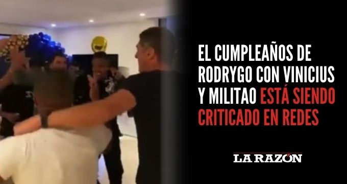 El cumpleaños de Rodrygo con Vinicius y Militao está siendo criticado en redes