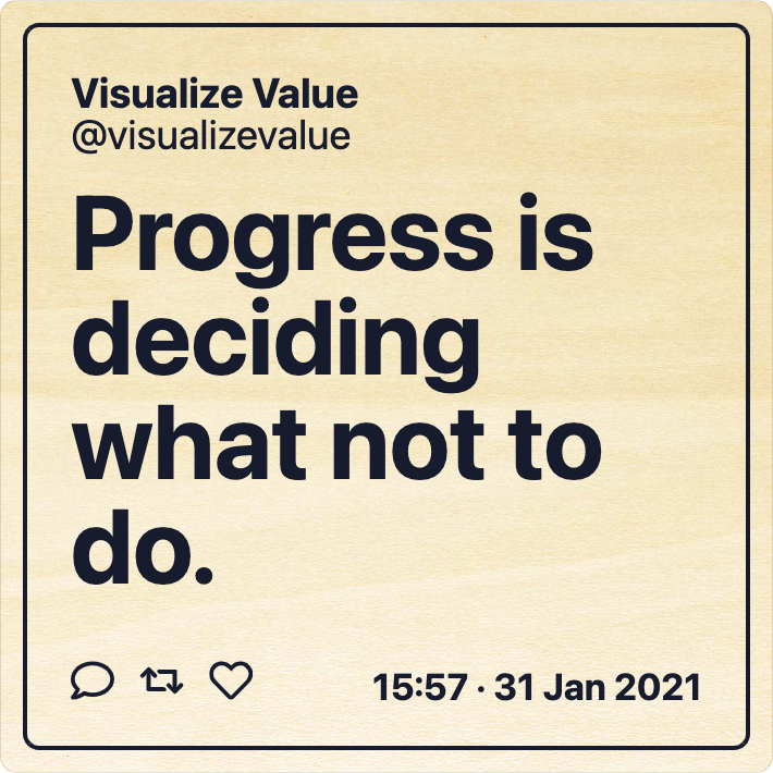 visualize value review