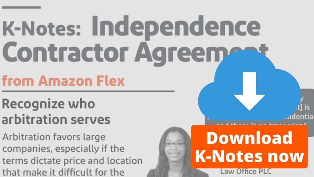 K-Notes: Independent Contractor Agreement Download Now