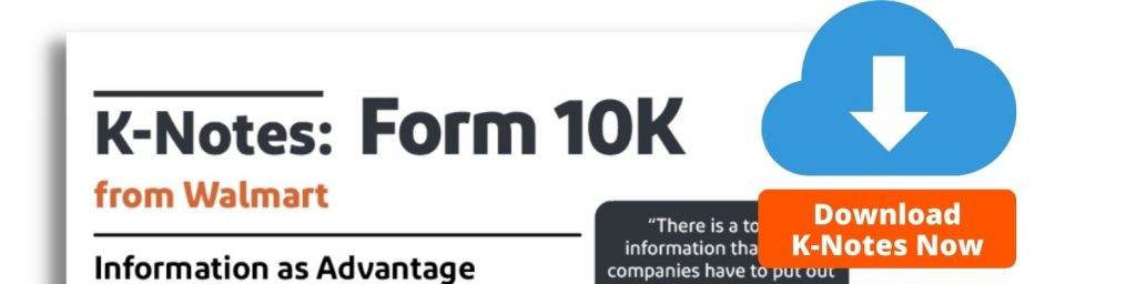 K-Notes: Form 10K from Walmart download now