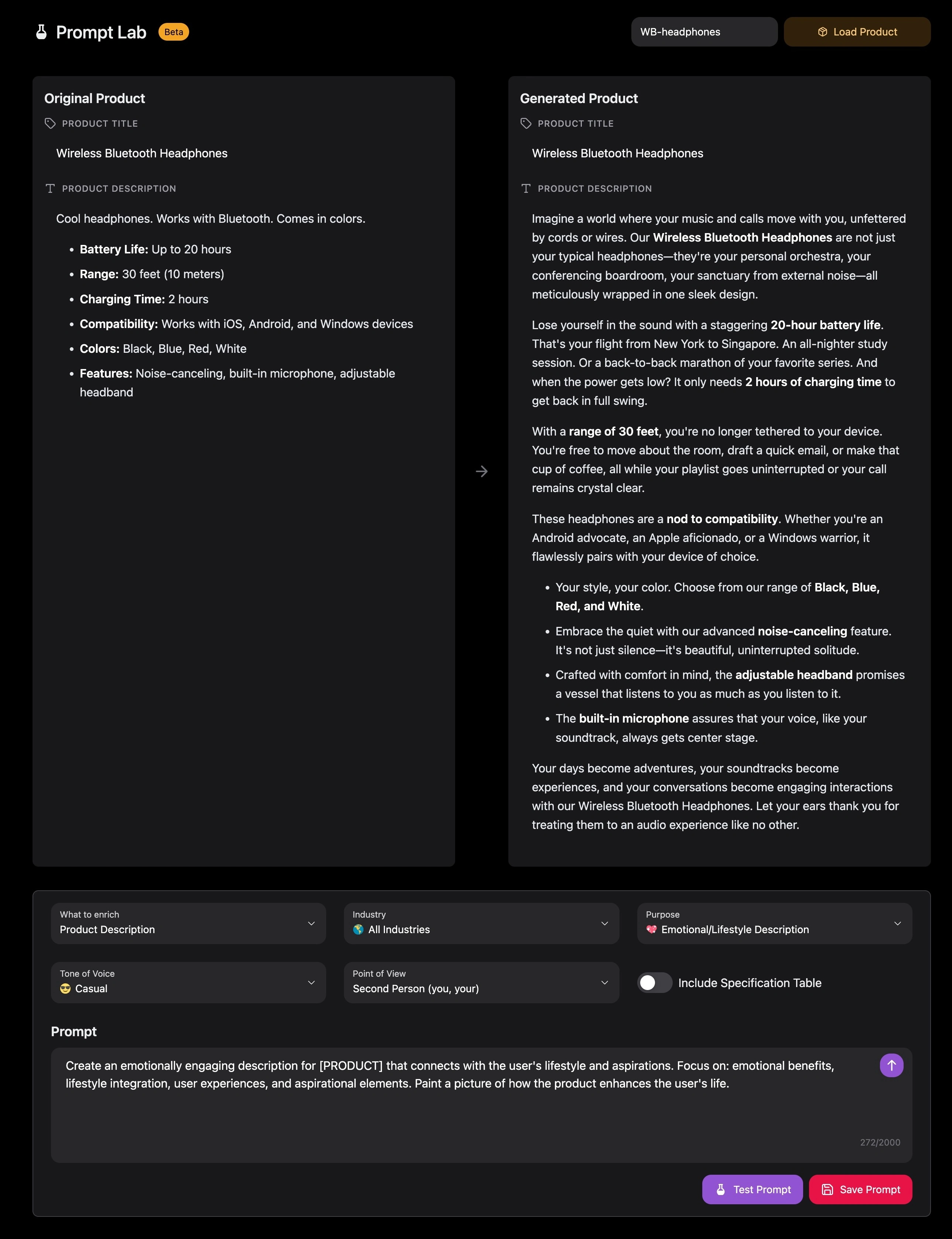 WISEPIM Interface