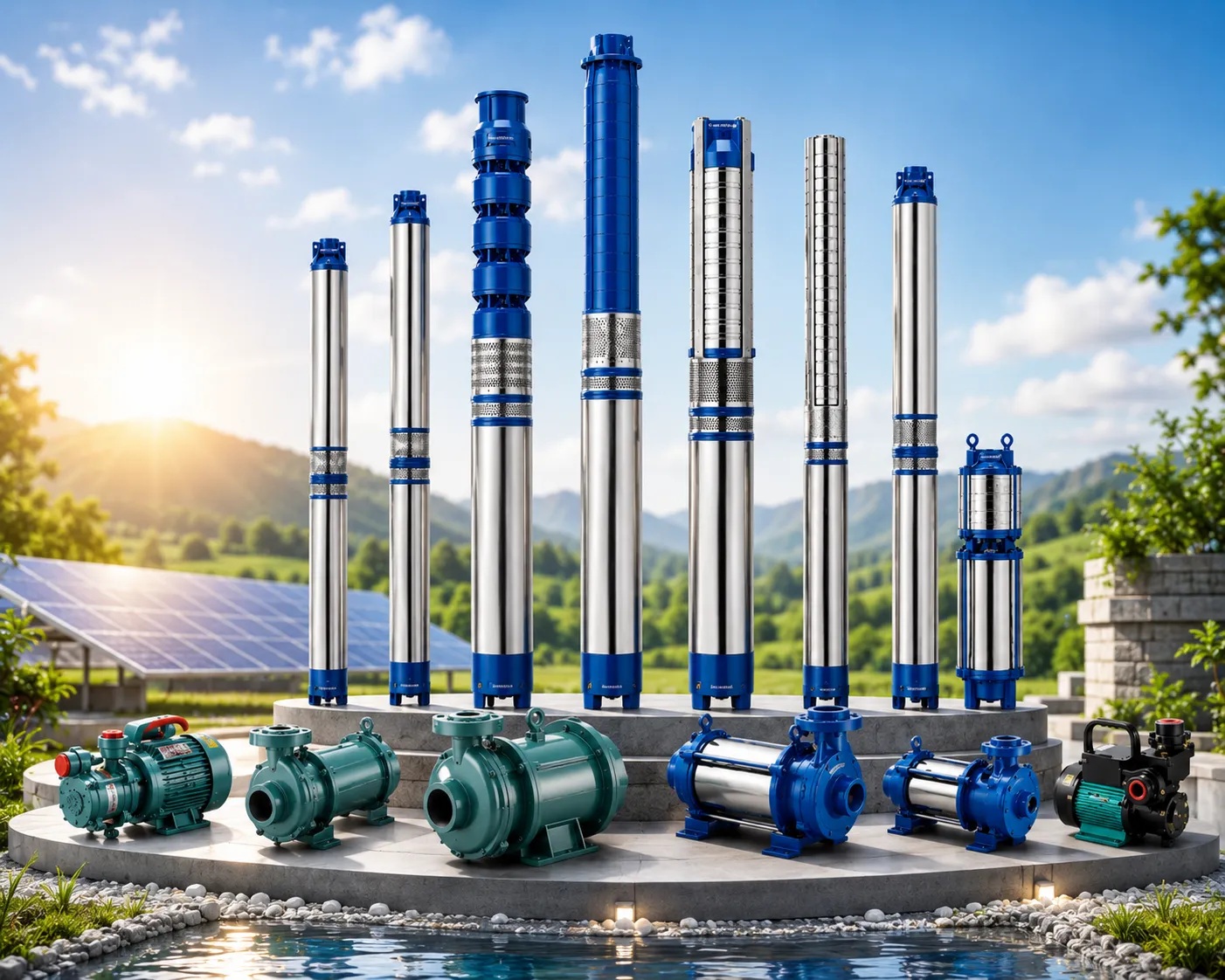 Aqua Golden Sub V-4 20 Feet Pump Sets