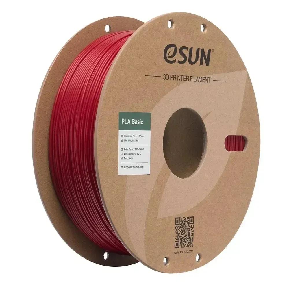 eSUN PLA-Basic Fire Engine Red, 1.75 mm 1 kg spool