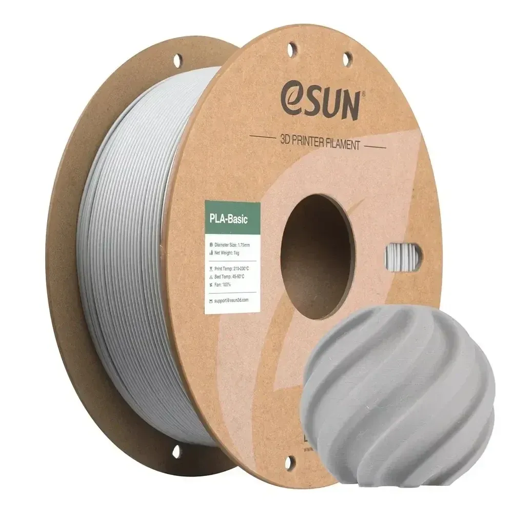 eSUN PLA-Basic Concrete Grey, 1.75 mm 1 kg spool