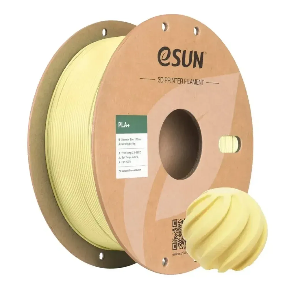 eSUN PLA+ Almond Yellow, 1.75 mm 1 kg spool