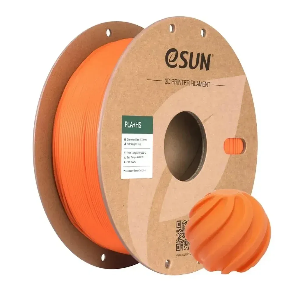 eSUN PLA+HS Orange, 1.75 mm 1 kg spool