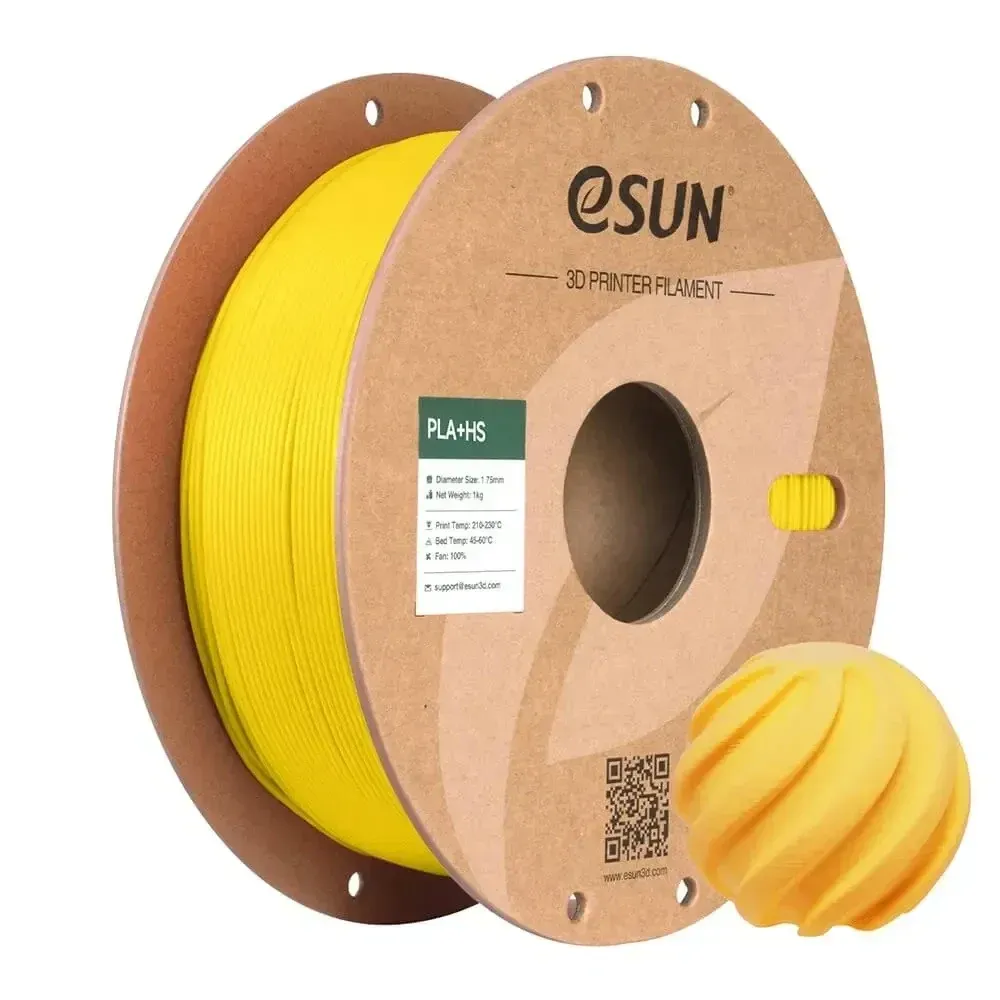 eSUN PLA+HS Yellow, 1.75 mm 1 kg spool