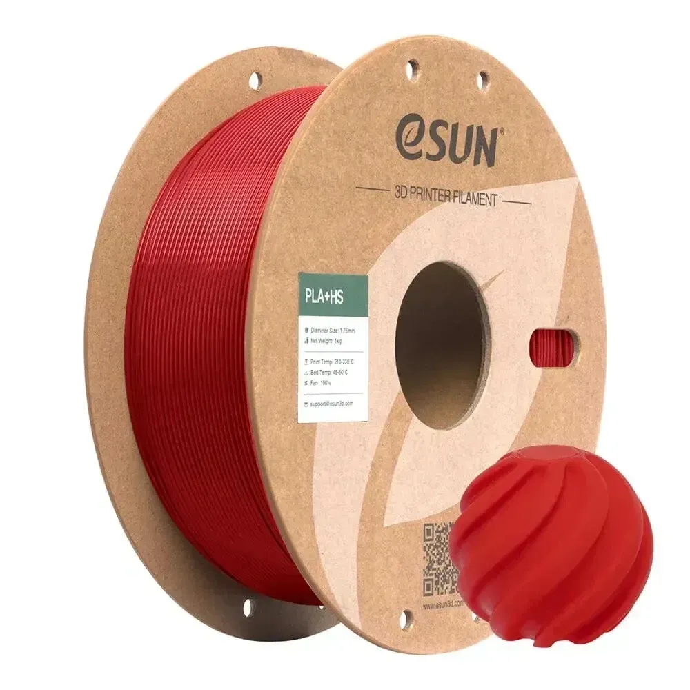 eSUN PLA+HS Fire Engine Red, 1.75 mm 1 kg spool
