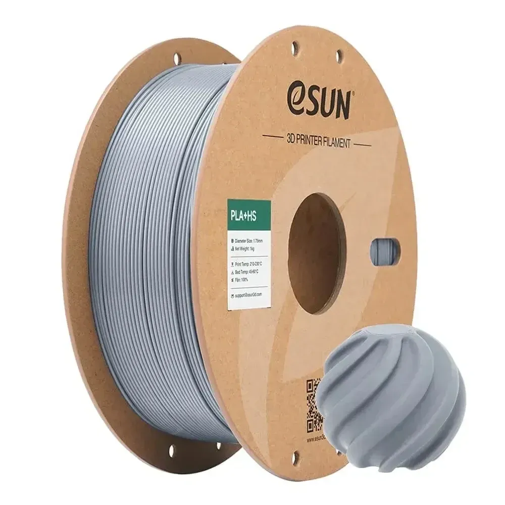 eSUN PLA+HS Silver, 1.75 mm 1 kg spool