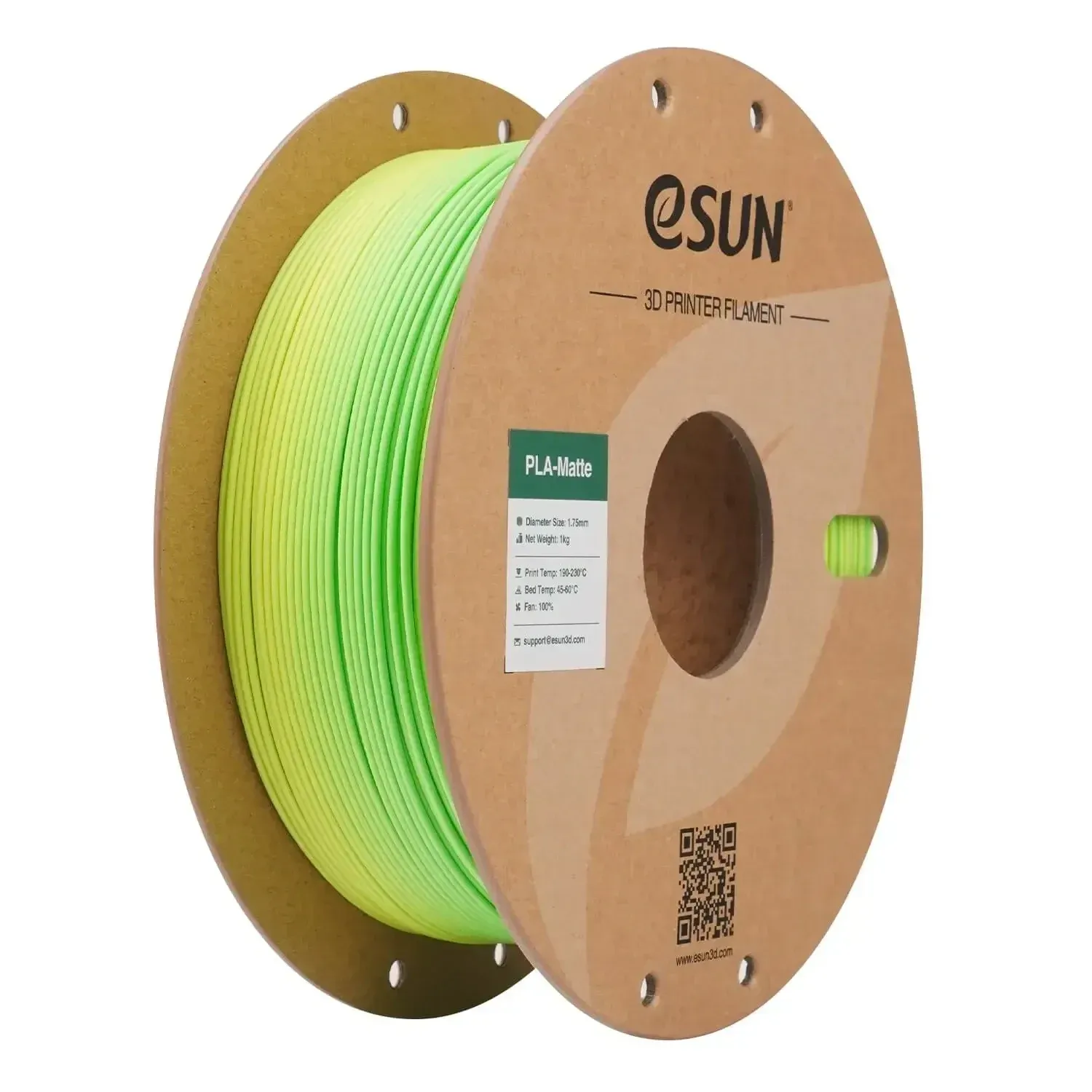 eSUN PLA-Matte Rainbow Paddy Field, 1.75 mm 1 kg spool