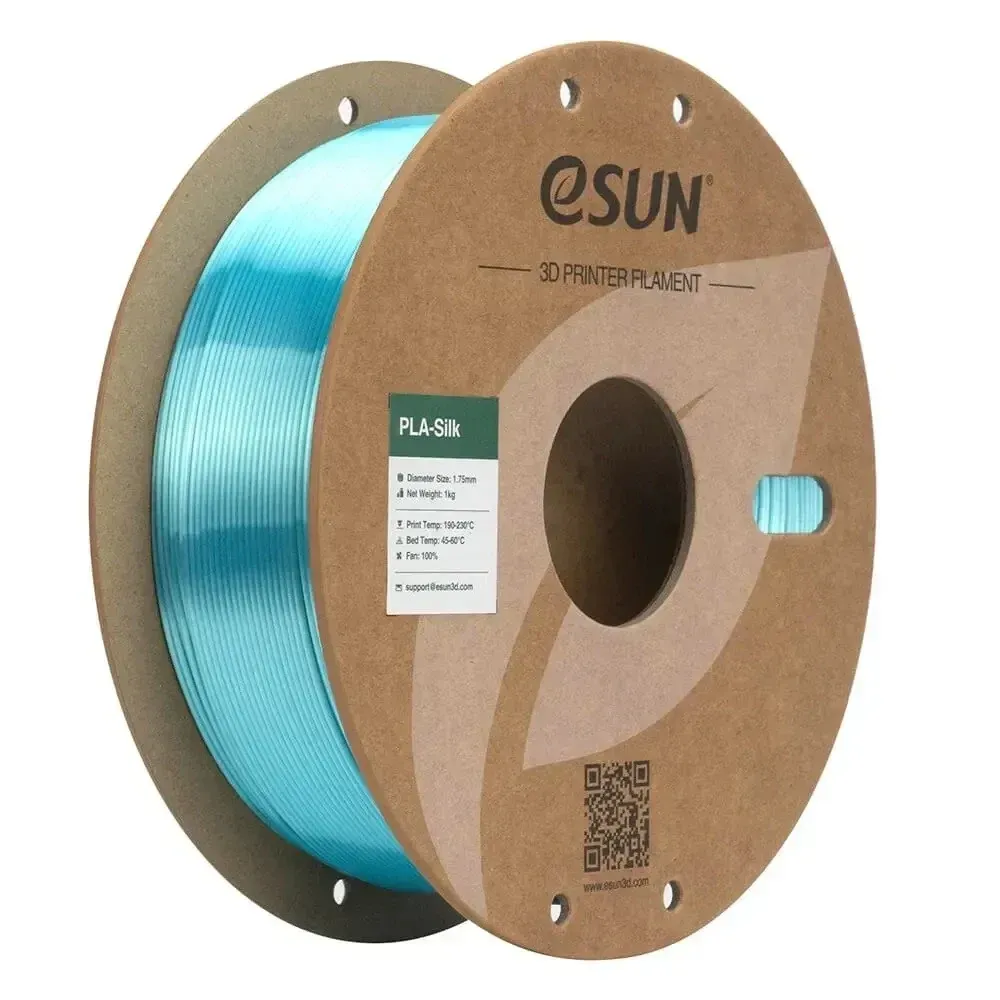 eSUN PLA-Silk Aqua, 1.75 mm 1 kg spool