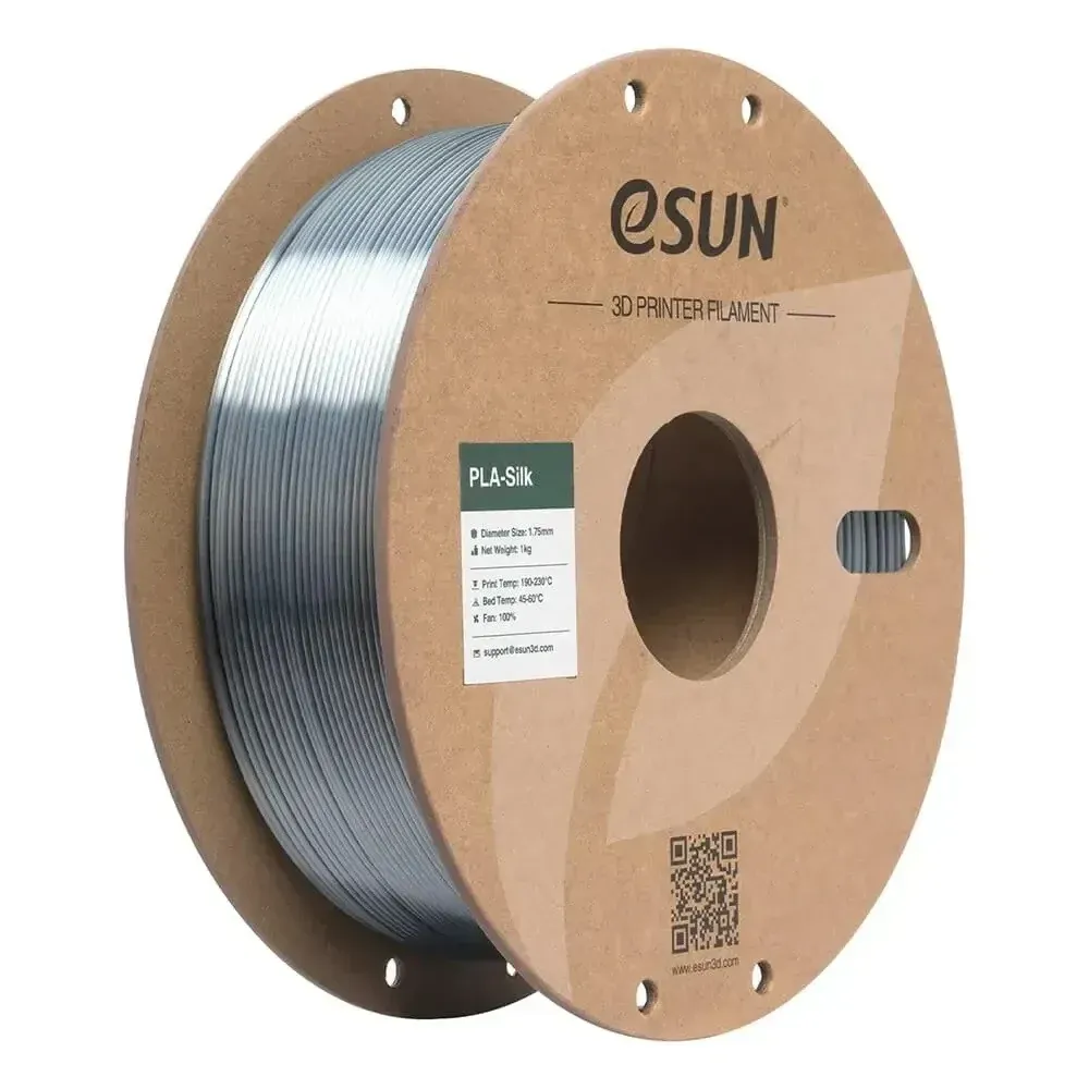 eSUN PLA-Silk Grey, 1.75 mm 1 kg spool