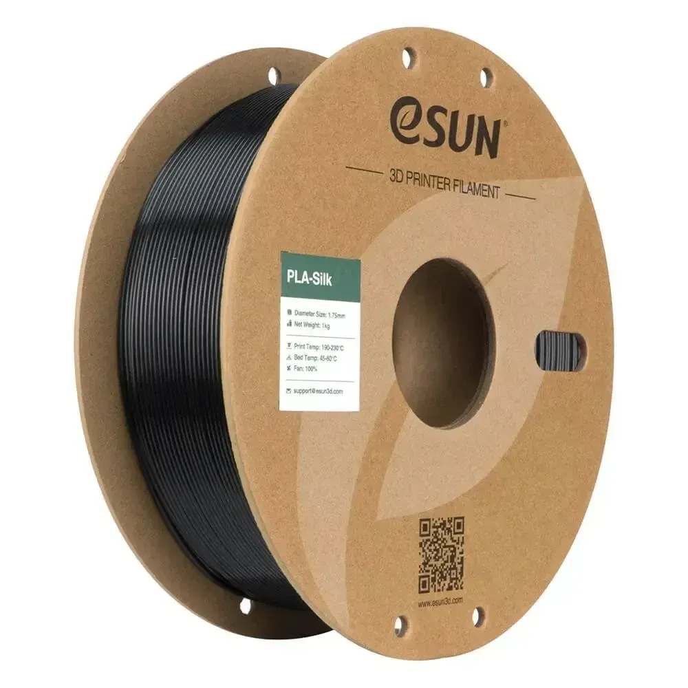 eSUN PLA-Silk Black, 1.75 mm 1 kg spool