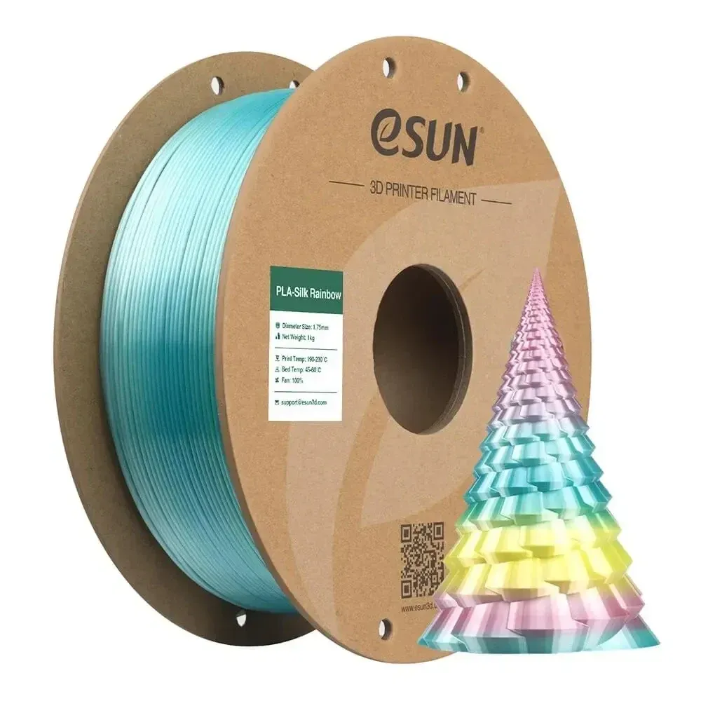 eSUN PLA-Silk Rainbow Silk Rainbow C, 1.75 mm 1 kg spool